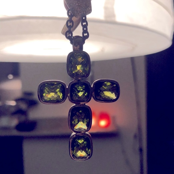 Giorgio Martello 925 Sterling Silver Cross & Chain - Picture 1 of 5